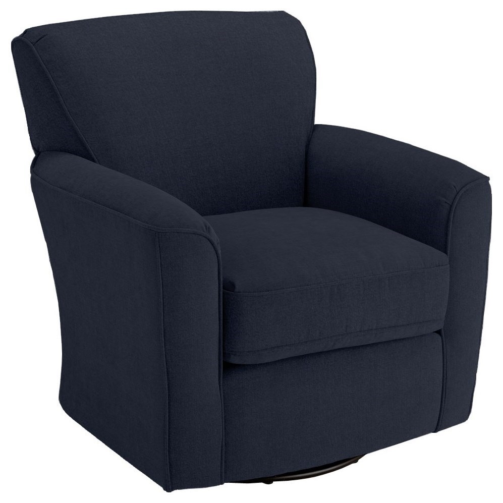 Best Home Furnishings Kaylee 2887 20572 Kaylee Swivel Barrel Arm Chair Baer's Furniture Uph